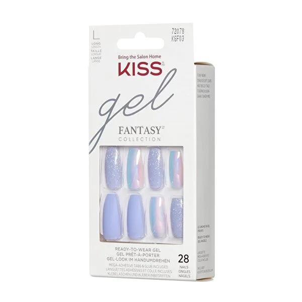 Kiss Glam Fantasy False Nails - 28 Piece DIY Nail Kit with Adhesive & Matte/Glossy Finishes