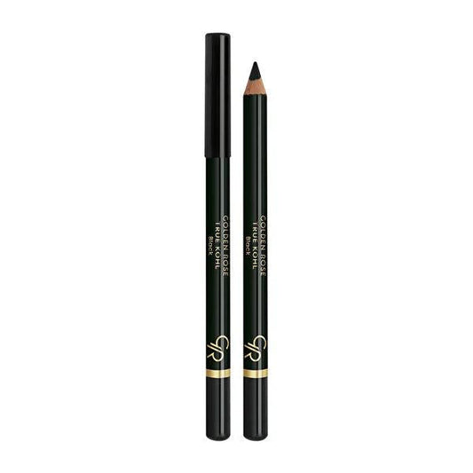 Golden Rose True Kohl Black Eyeliner - Intense, Mysterious Eyes with Soft Texture