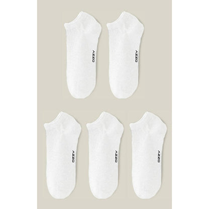 Ozzy Socks Women's 5-Pack Seamless Cotton Socks - Comfortable Footwear for Women, Sizes 36/40