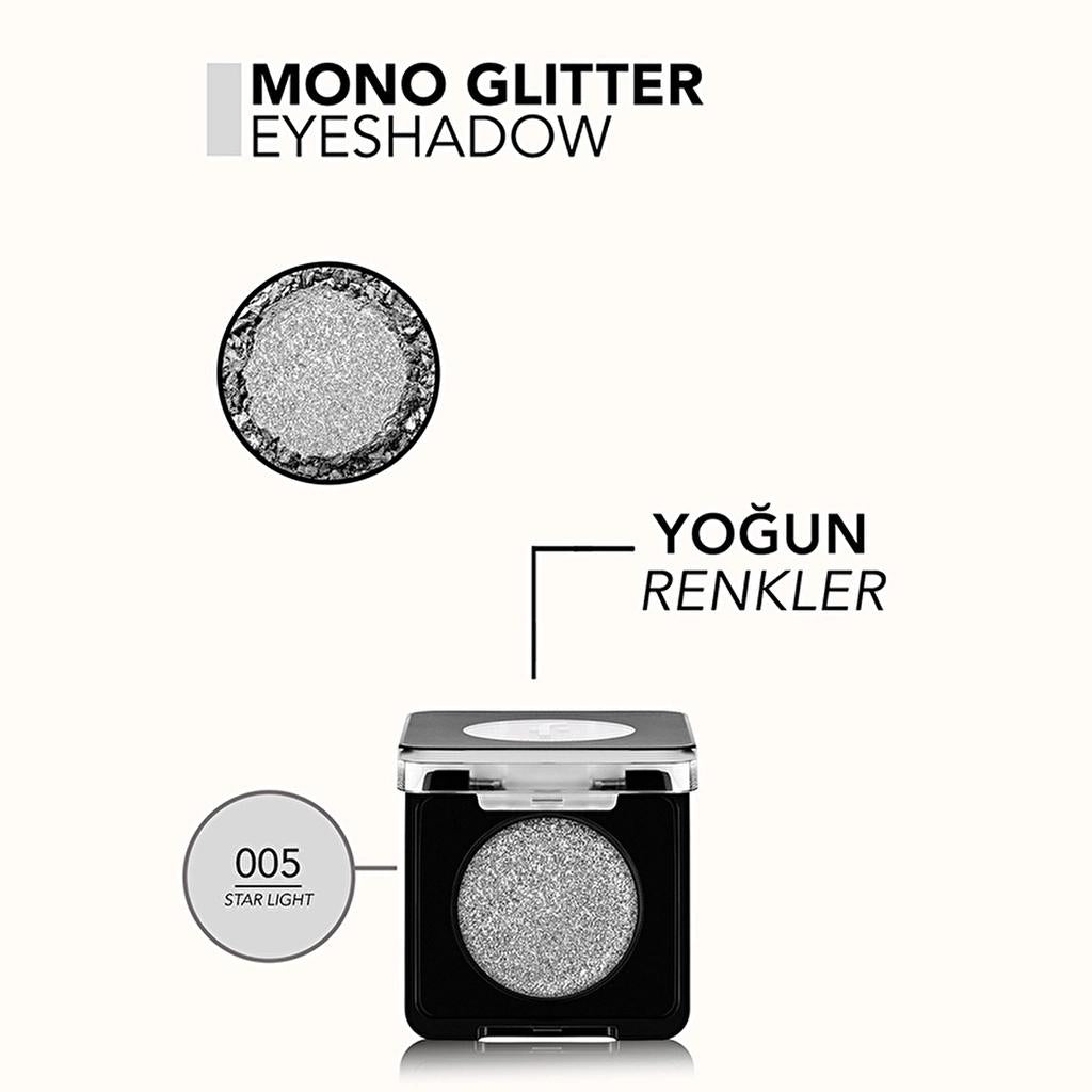 Flormar Mono Metallic Eyeshadow 005 Star Light 4g