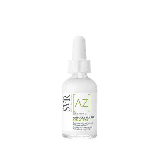 SVR Sebiaclear Ampoule Flash Concentrated Serum for Skin Care - Reduce Discoloration & Redness
