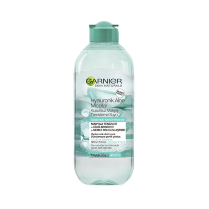 Garnier Hyaluronik Aloe Micellar Water: Gentle & Hydrating Makeup Remover - Cleanses, Soothes & Plumps Skin