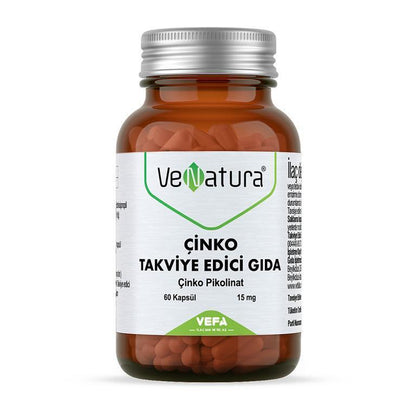 VeNatura Zinc Supplement 60 Capsules: Natural Immune Support, Boost Overall Health & Fight Zinc Deficiency