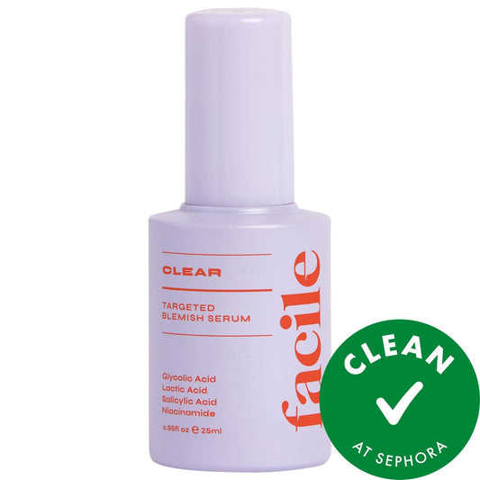 Clear Skincare: 10% AHA BHA Exfoliating Facial Serum - Targets Acne, Minimizes Pores, Improves Skin Texture - Vegan & Cruelty-Free