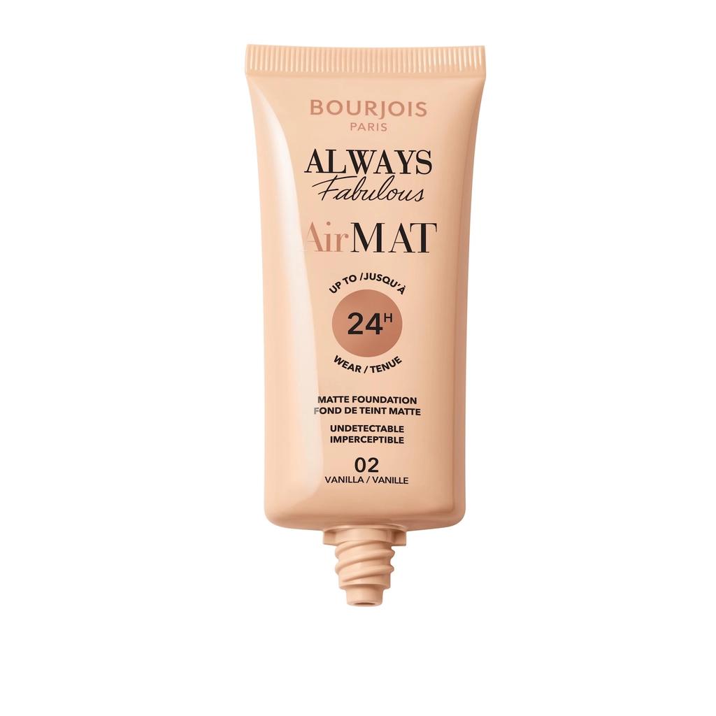 Bourjois Always Fabulous Air Mat Foundation 02 Vanilla 30ml