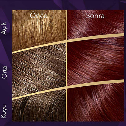 Wella Koleston Supreme 4/6 Kõzõl Viyole: Radiant Red Violet Hair Dye Kit - Long Lasting Color, Intense Shine & Deep Conditioning