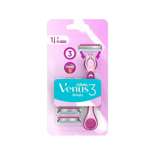 Gillette Venus Simply 3 Hybrid Electric Razor for Women - Convenient and Efficient Shaving