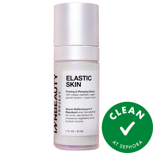 iNNBEAUTY PROJECT Elastic Skin Firming & Plumping Vegan Growth Factor Serum with Copper Peptides - Anti-Aging, Hydrating, Vegan Skincare