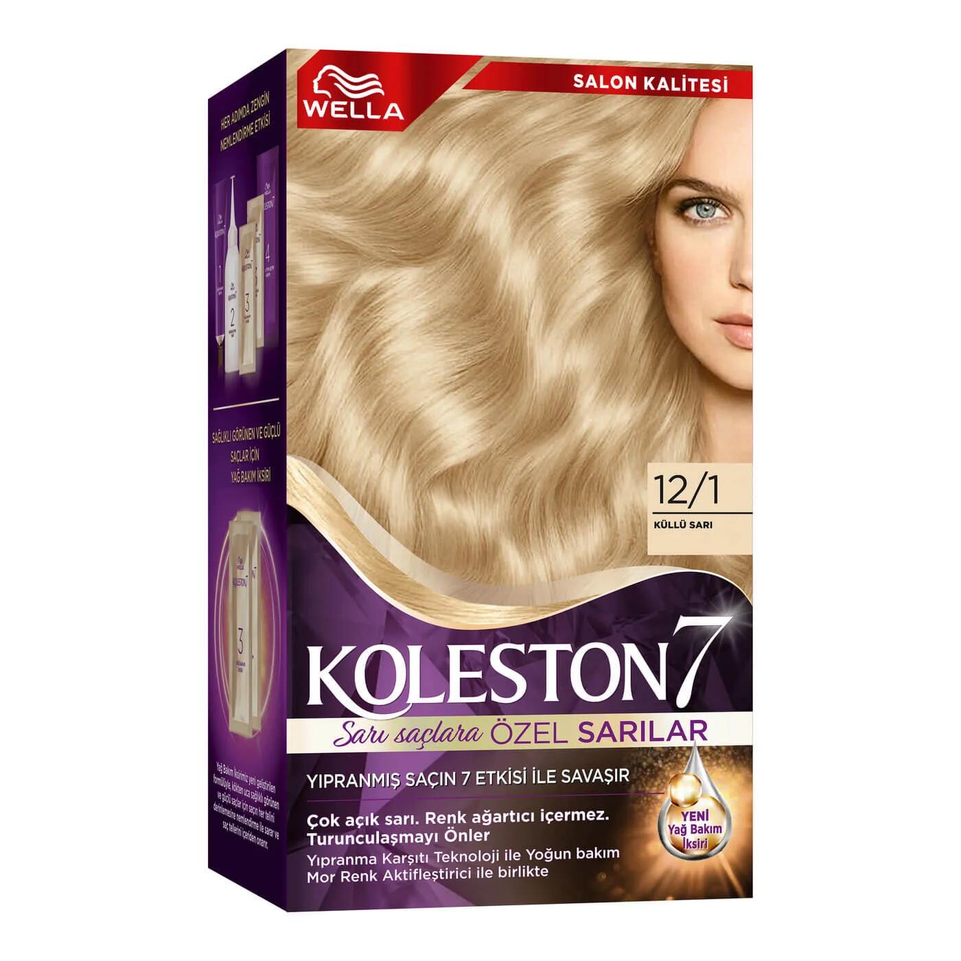 Koleston Hair Color 12.1 Ash Blonde Permanent Dye 218ml