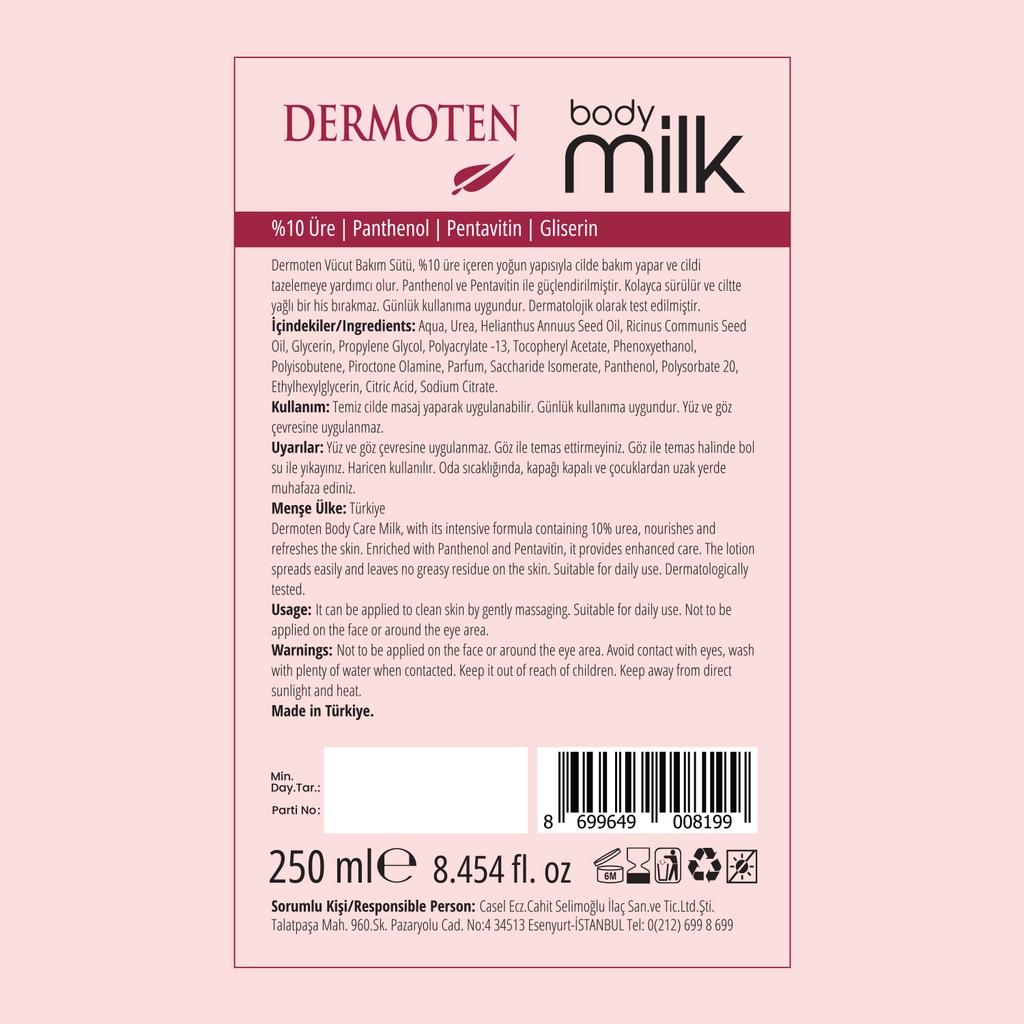 Dermoten 10% Urea Moisturizing Body Lotion 250 ml