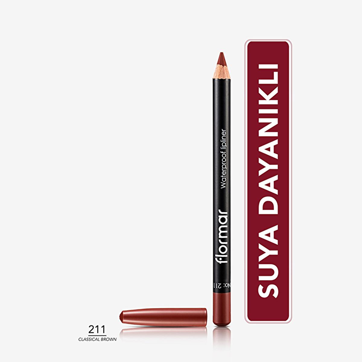 Flormar Mat Lip Liner - Waterproof, Long Lasting, Vitamin Enriched - Precise Lip Definition for Makeup Enthusiasts