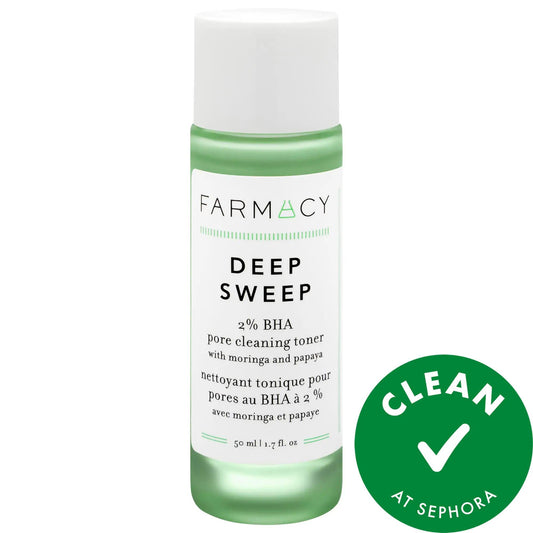 Mini Deep Sweep - 2% BHA Salicylic Acid Toner for Combination & Oily Skin, Vegan & Cruelty-Free