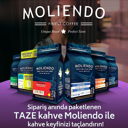Moliendo Colombian Coffee - Arabica Ground Coffee for Rich Flavor (250g)