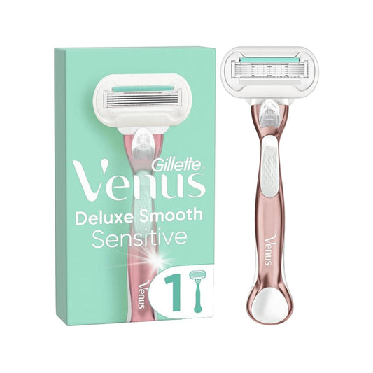 Gillette Gillette Venus Deluxe Smooth Sensitive Electric Razor for Women - Sensitive Skin Shaving, Efficient & Gentle Shaving Solution