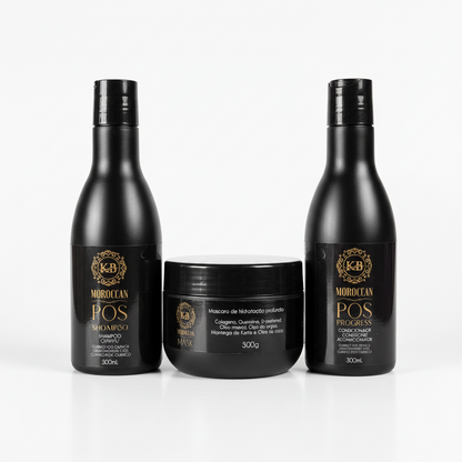 KB MOROCCAN HAIR SMOOTHING TREATMENT HOME HAIR CARE KIT