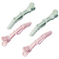 All Grip No Slip: Alligator Hair Clips for Sectioning & Styling - Crease-Free Hold, Wet & Dry Hair, Teal & Pink Set