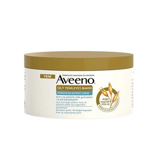 Aveeno Renewal Moisturizing Cream - Nourishing Oat & Natural PHA for Smoother Skin