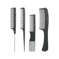 Olivia Garden Carbon Ion ST 4-Piece Comb Set with Pouch