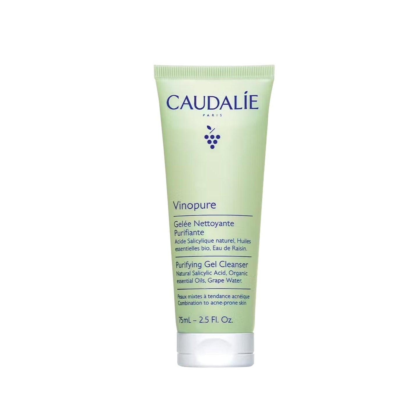 Caudalie Vinopure Purifying Gel Cleanser for Clearer Skin 75 ml