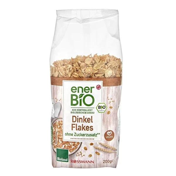 Enerbio Organic Spelt Wheat Crispbread - Healthy Snack with Crunchy Texture and Roasted Aroma