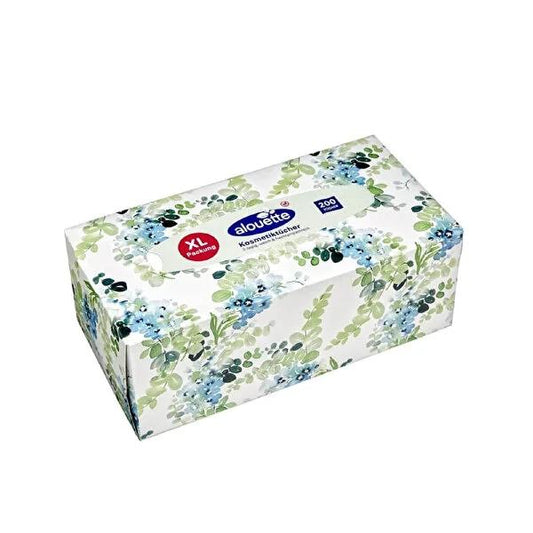 Alouette: Soft & Gentle Facial Tissues - 200 Count, 2-Ply, Decorative Box, Chlorine & Plastic-Free - Premium Quality