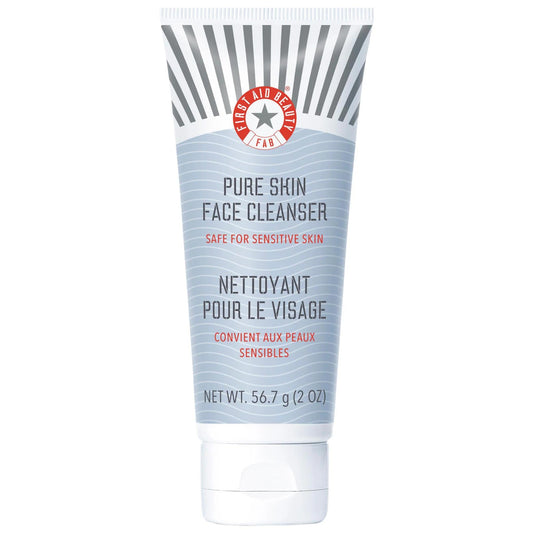Pure Skin Face Cleanser: Gentle Hydrating & Fragrance-Free for Sensitive Skin - Vegan, Cruelty-Free Formula with Aloe Vera