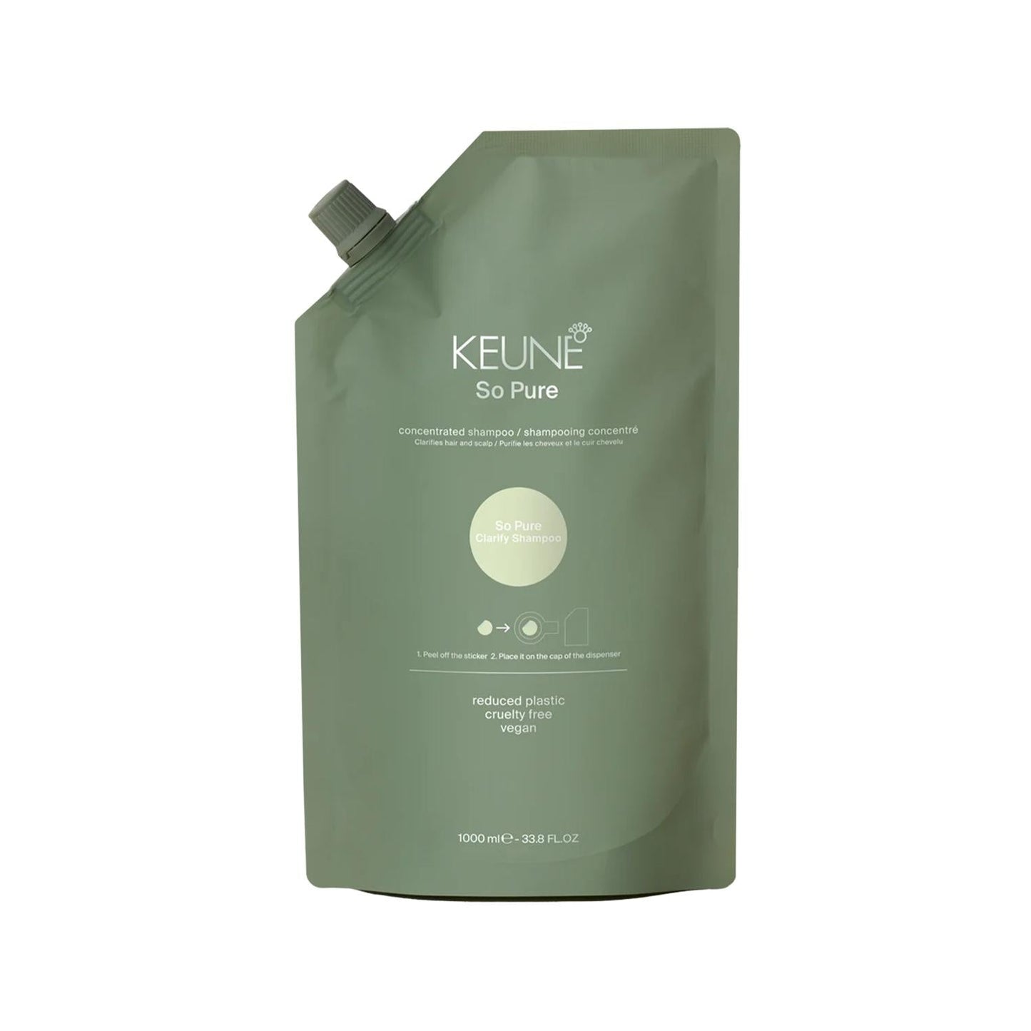 Keune So Pure Clarify Deep Cleansing Shampoo Refill 1000 ml