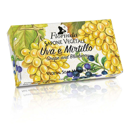 Florinda Grape & Blueberry Vegetal Soap Bar 100g