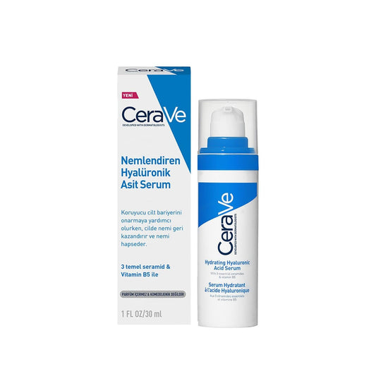 CeraVe Hyaluronic Acid Serum 30ml - Moisturizing Skincare for Hydration & Anti-Aging