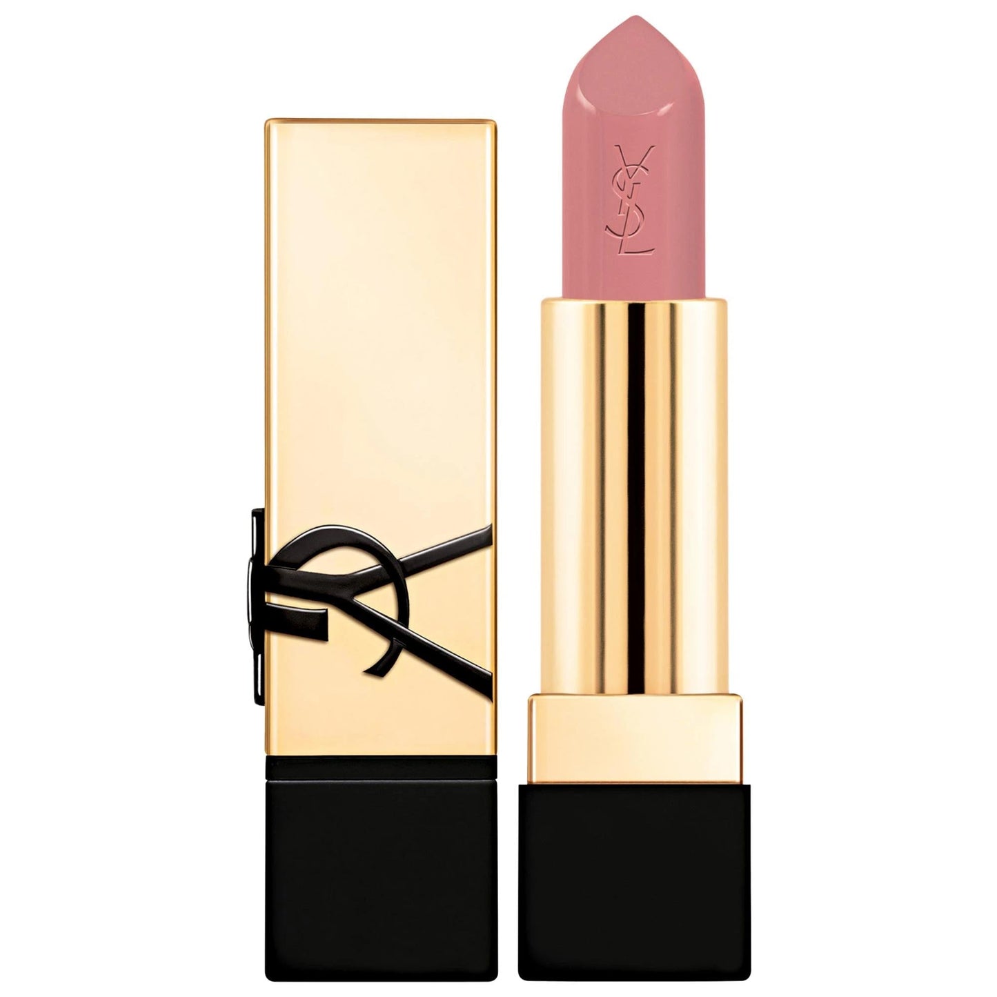 Rouge Pur Couture Vegan Satin Lipstick with Ceramides - Long-Lasting Moisturizing Lip Color