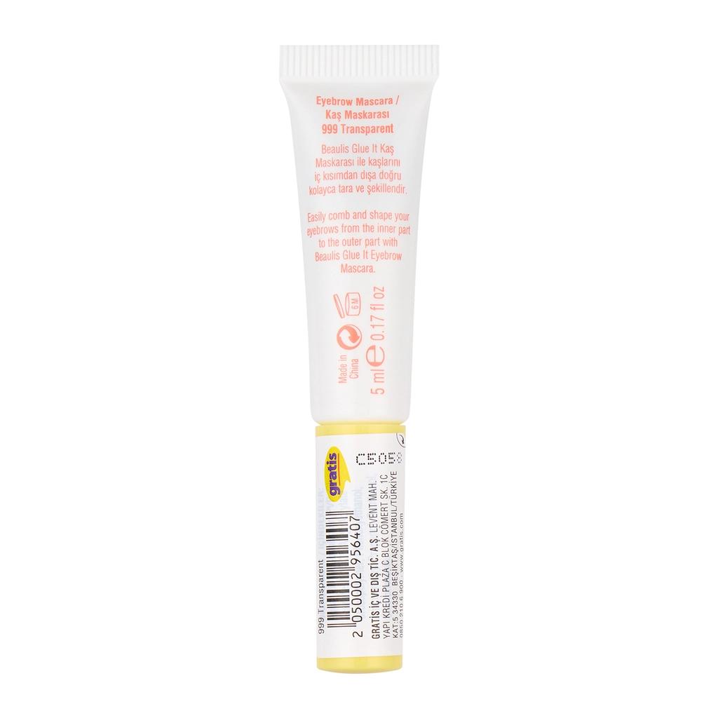 Beaulis Glue It Transparent Brow Fixing Mascara 999