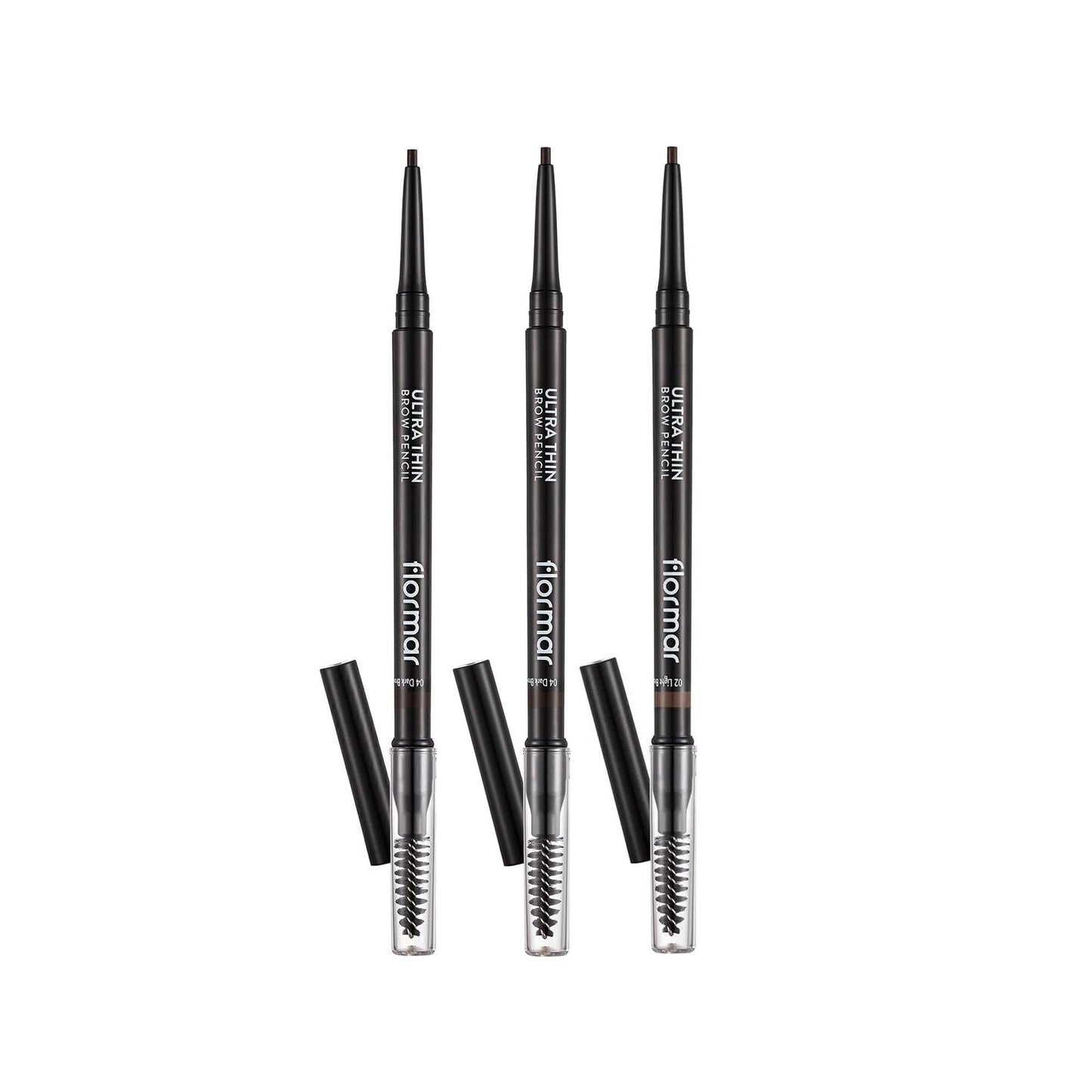 Flormar Ultra Thin Brow Pencil - Precision Eyebrow Makeup for Detailed Shaping & Enhancement