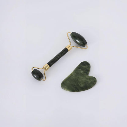 Glow Lift Jade Roller & Gua Sha Massage Set