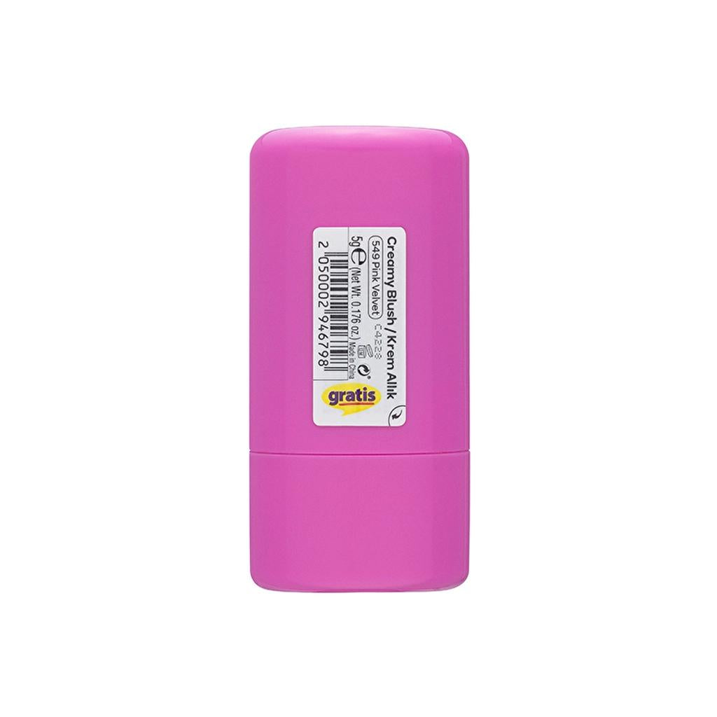 Beaulis Fun Creamy Boom Stick Blush 549 Pink Velvet