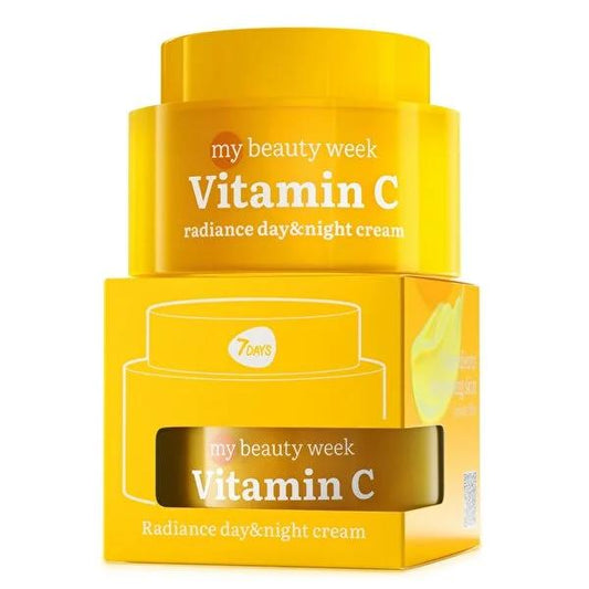 7Days Vitamin C Face Cream: Intense Hydration & Radiant Skin - Brightening Moisturizer with Vitamin E & 7 Natural Oils - 50ml