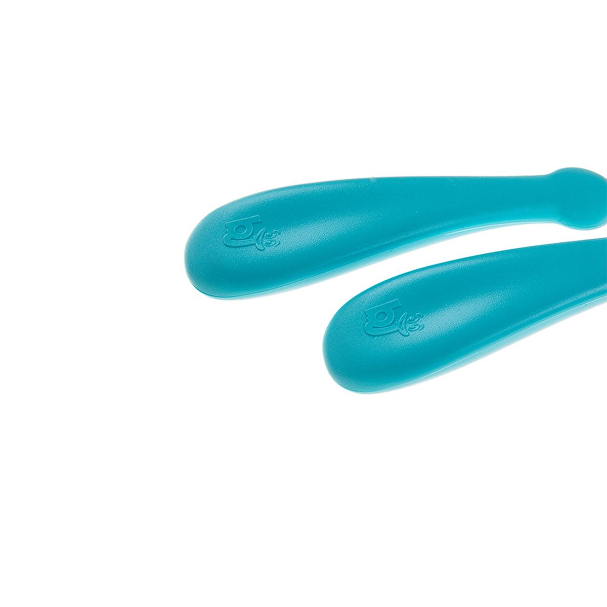 Babyjem Stainless Steel Baby Utensil Set - BPA Free, Ergonomic Design for Independent Eating
