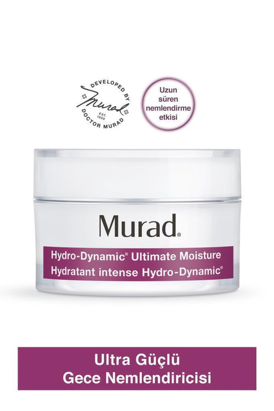 Murad Hydro-Dynamic Ultimate Night Cream - 50ml Travel Size, Intense Hydration & Anti-Aging Benefits