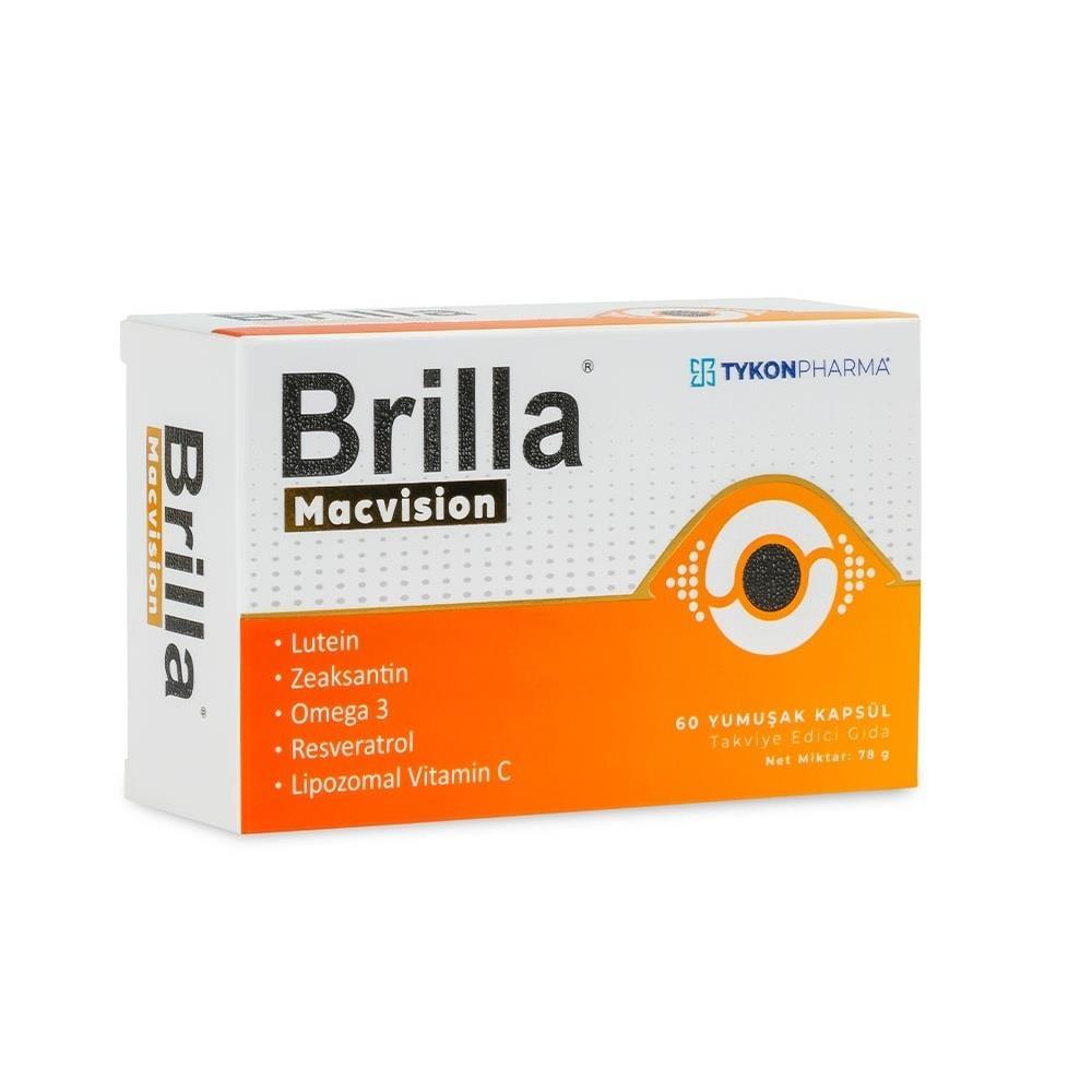 Brilla Macvision Eye Support Supplement 60 Capsules