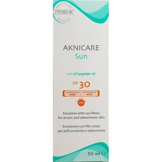 Synchroline Aknicare Sun SPF30 Sunscreen Cream for Acne-Prone Skin - 1.69 fl oz