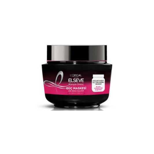 Elseve Anti-Hair Loss Hair Mask with Biotin & Vitamin B5 - 10.14 fl oz Nourishing Treatment for Hair Strength & Growth