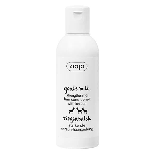 Ziaja Goat Milk Hair Cream - Nourishing Keratin Treatment for Dry & Damaged Hair, Silicone & Paraben Free, 6.76 fl oz