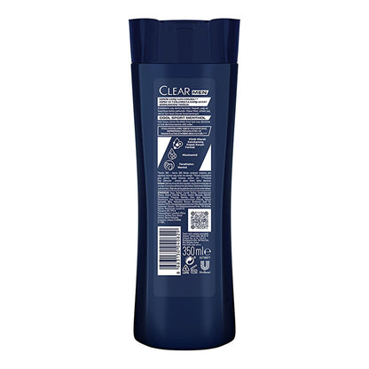 Clear Men Cool Sport Menthol Anti-Dandruff Shampoo - Itch Relief, Oily Scalp Control, Refreshing Menthol - 11.83 fl oz