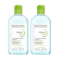 Bioderma Sebium H2O 500ml Twin Set - Gentle Cleansing Water for Oily Skin, Non-comedogenic Skincare, Makeup Remover