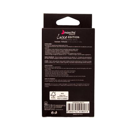 Nascita Luxe Edition Almond Rosewood Press-On Nails 24-Pack