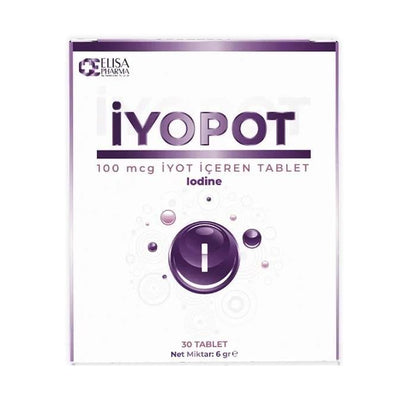 Iyopot Iodine Dietary Supplement Tablets 30 Count