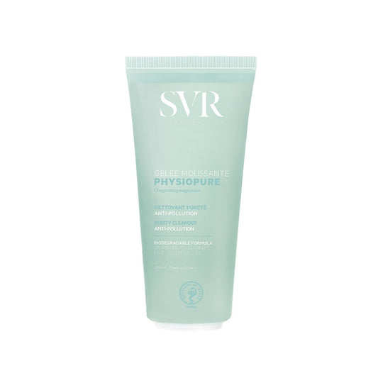 SVR Physiopure Cleansing Gel for Sensitive Skin - Gentle, Non-Irritating, 6.76 fl oz