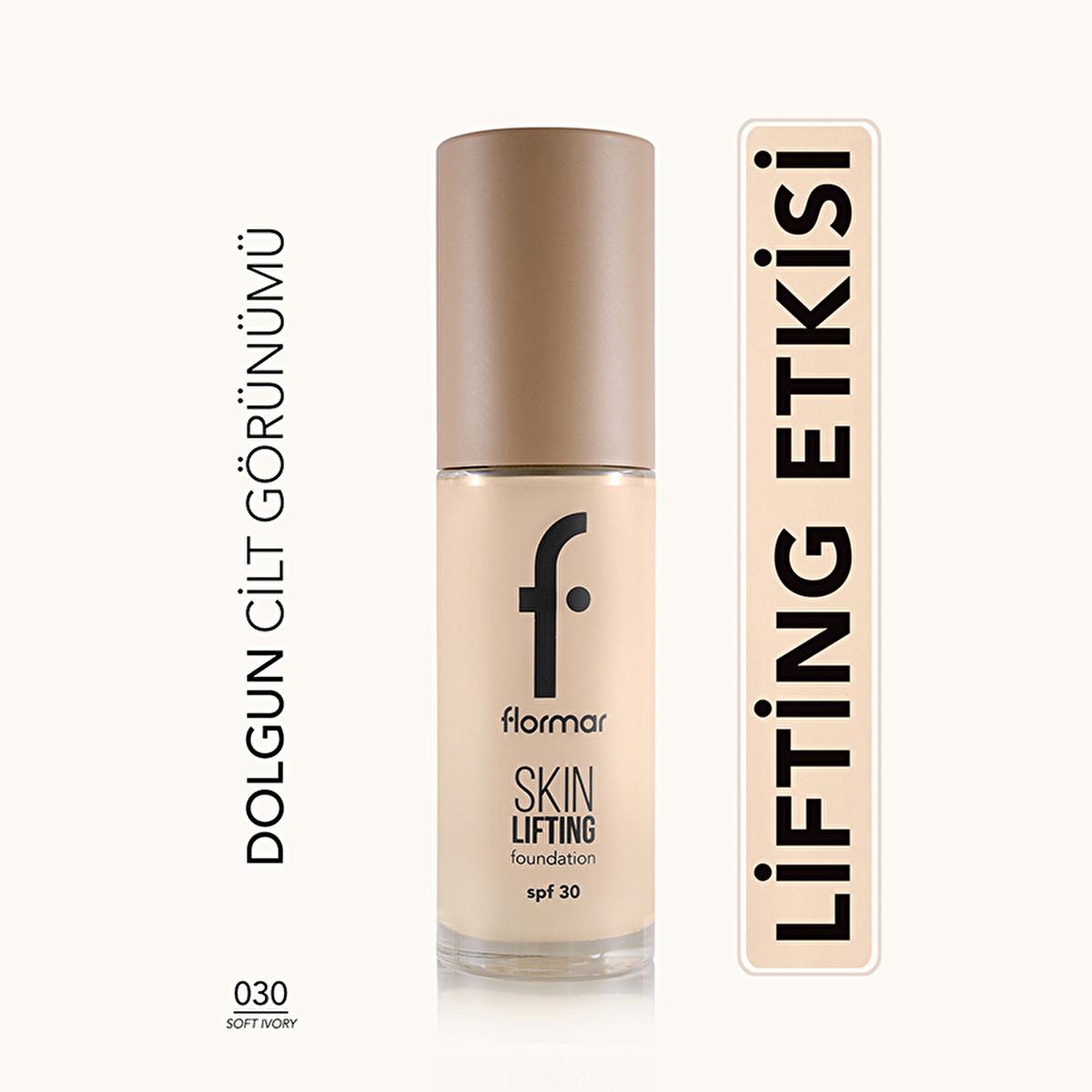 Flormar Anti-Aging Foundation Makeup - Natural Finish, SPF 30, Creamy Texture | Flormar Skin Lifting