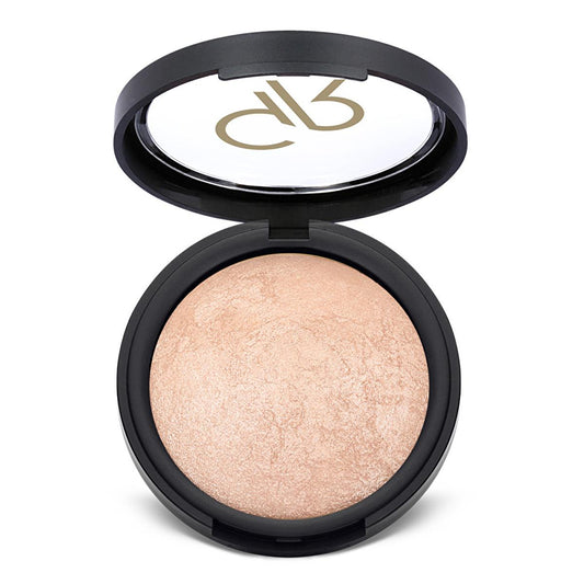 Golden Rose Mineral Terracotta Powder: Achieve Natural, Velvet Smooth Skin with Excellent Coverage