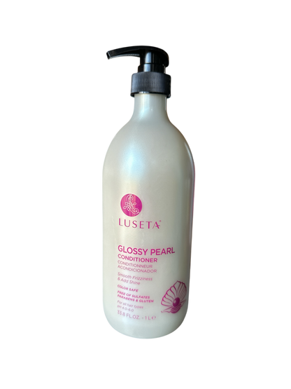 Luseta Glossy Pearl Conditioner Smooth & Frizziness Formula Colour Safe 33.8fl.oz 1000ml