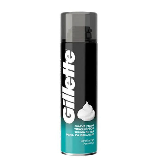 Gillette Shaving Cream for Sensitive Skin: Smooth, Irritation-Free Shave - 200ml Can
